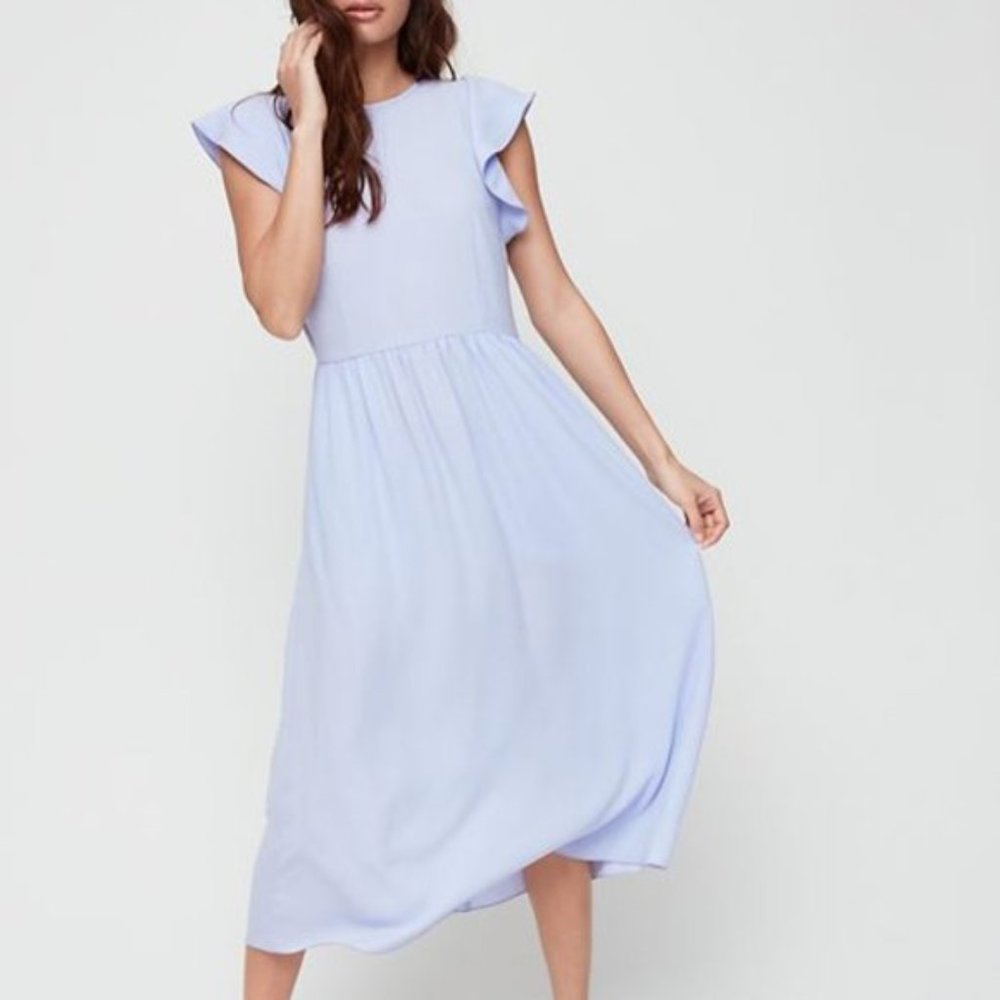 Aritzia Wilfred Fleurette Dress (Lilac)